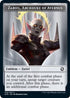 Devil // Emblem - Zariel, Archduke of Avernus Double-sided Token [Adventures in the Forgotten Realms]