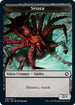 Spider // Zombie Double-sided Token [Adventures in the Forgotten Realms]