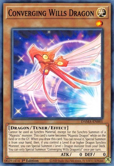Converging Wills Dragon (DAMA-EN001) [Dawn of Majesty]