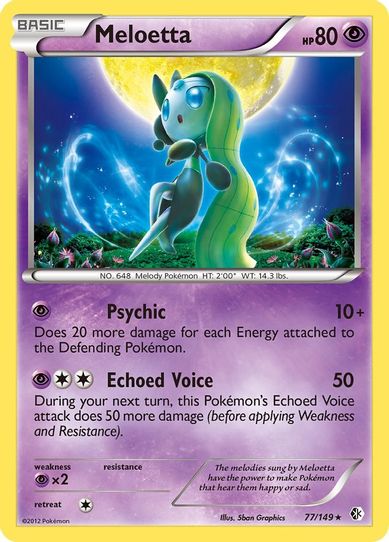 Meloetta 77/149 (Boundaries Crossed) [Deck Exclusives]