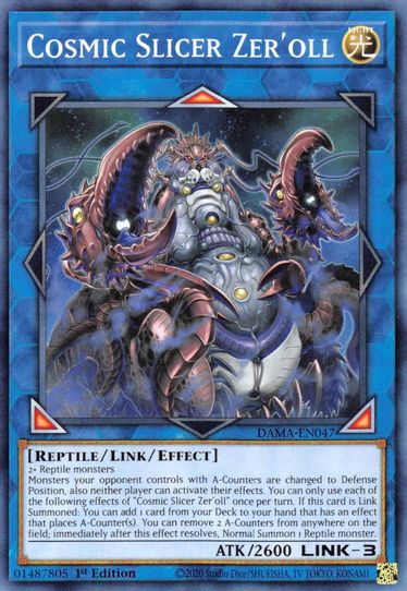 Cosmic Slicer Zer'oll (DAMA-EN047) [Dawn of Majesty]