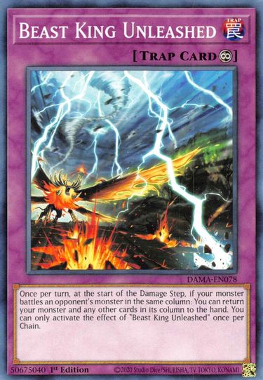 Beast King Unleashed (DAMA-EN078) [Dawn of Majesty]