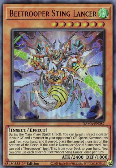 Beetrooper Sting Lancer (DAMA-EN087) [Dawn of Majesty]