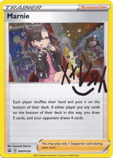 Marnie SWSH120 (SWSH120) [SWSH: Sword & Shield Promo Cards]