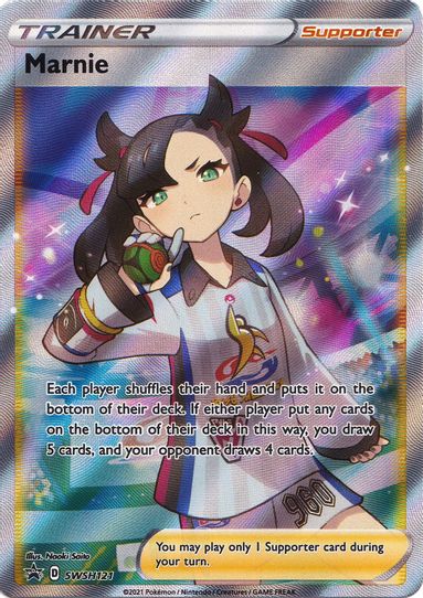 Marnie SWSH121 (SWSH121) [SWSH: Sword & Shield Promo Cards]