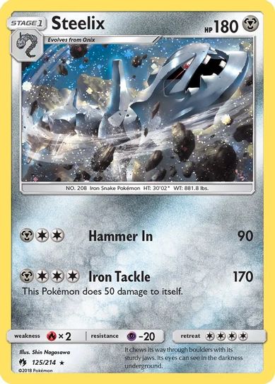 Steelix (Cosmos Holo) (125/214) [Blister Exclusives]