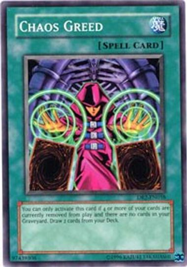 Chaos Greed (DR2-EN038) [Dark Revelation Volume 2]