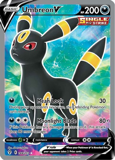 Umbreon V (Full Art) (188/203) [Sword & Shield: Evolving Skies]