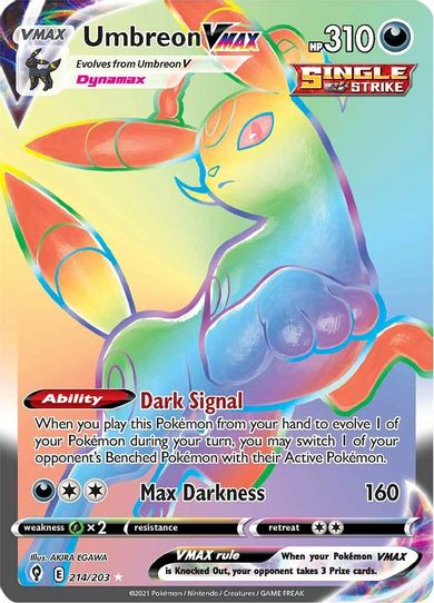 Umbreon VMAX (Secret) (214/203) [Sword & Shield: Evolving Skies]