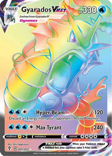 Gyarados VMAX (Secret) (207/203) [Sword & Shield: Evolving Skies]