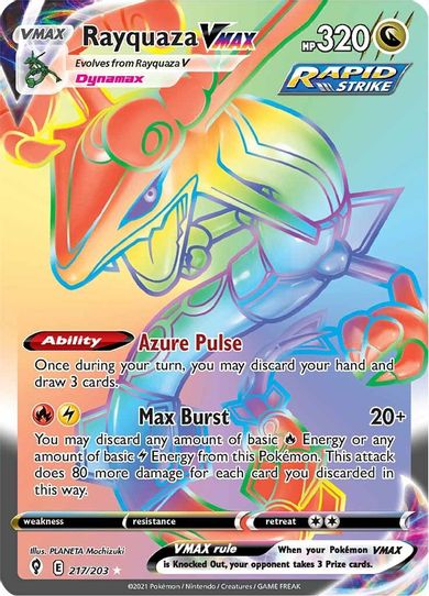 Rayquaza VMAX (Secret) (217/203) [Sword & Shield: Evolving Skies]