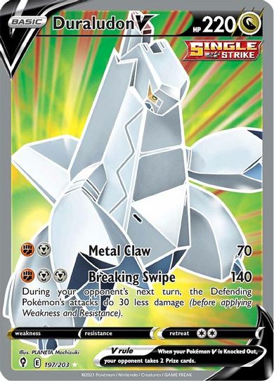 Duraludon V (Full Art) (197/203) [Sword & Shield: Evolving Skies]