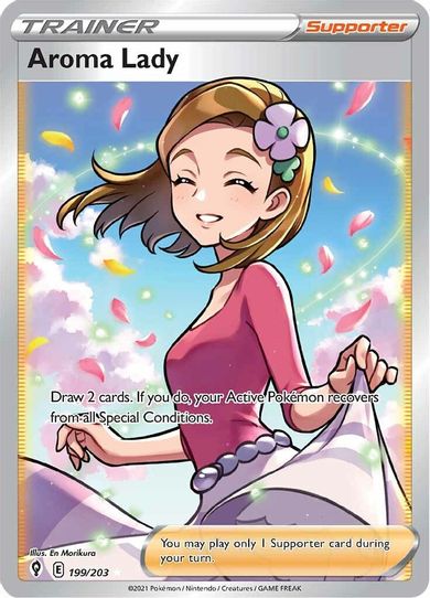 Aroma Lady (Full Art) (199/203) [Sword & Shield: Evolving Skies]