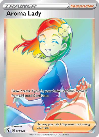 Aroma Lady (Secret) (221/203) [Sword & Shield: Evolving Skies]