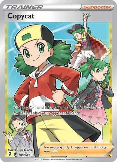 Copycat (Full Art) (200/203) [Sword & Shield: Evolving Skies]