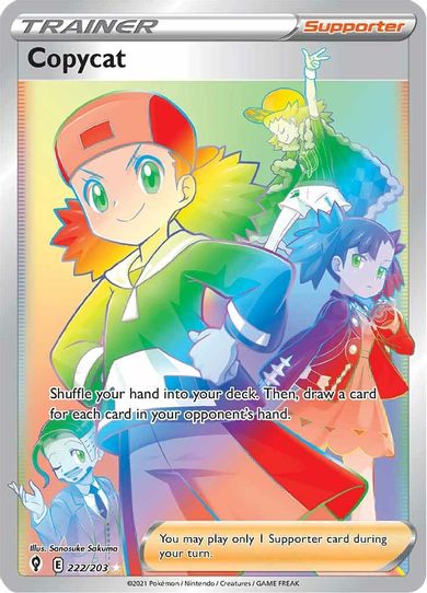 Copycat (Secret) (222/203) [Sword & Shield: Evolving Skies]