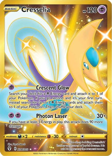 Cresselia (Secret) (228/203) [Sword & Shield: Evolving Skies]