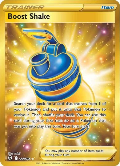 Boost Shake (Secret) (229/203) [Sword & Shield: Evolving Skies]