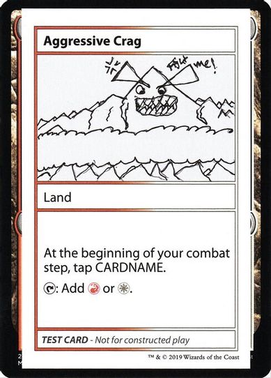 Aggressive Crag (No PW Symbol) [Mystery Booster: Convention Edition Exclusives]