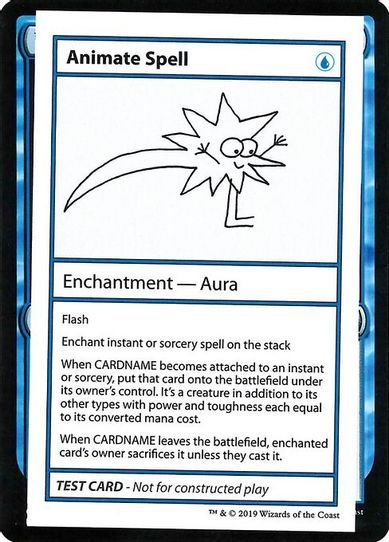 Animate Spell (No PW Symbol) [Mystery Booster: Convention Edition Exclusives]