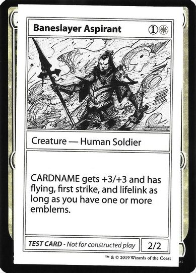 Baneslayer Aspirant (No PW Symbol) [Mystery Booster: Convention Edition Exclusives]
