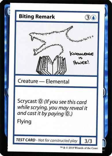 Biting Remark (No PW Symbol) [Mystery Booster: Convention Edition Exclusives]