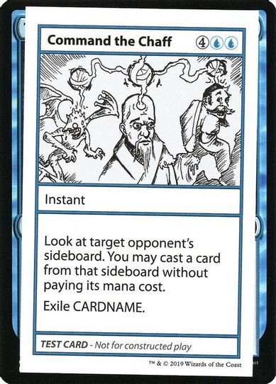 Command the Chaff (No PW Symbol) [Mystery Booster: Convention Edition Exclusives]