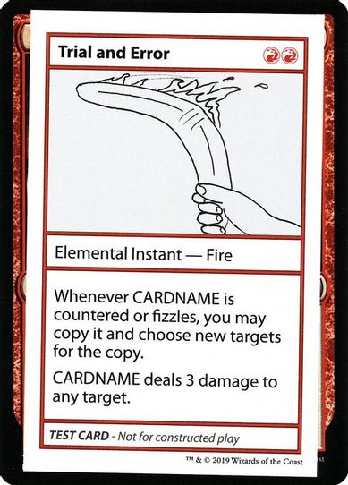 Trial and Error (No PW Symbol) [Mystery Booster: Convention Edition Exclusives]