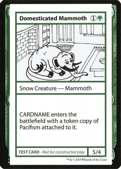 Domesticated Mammoth (No PW Symbol) [Mystery Booster: Convention Edition Exclusives]