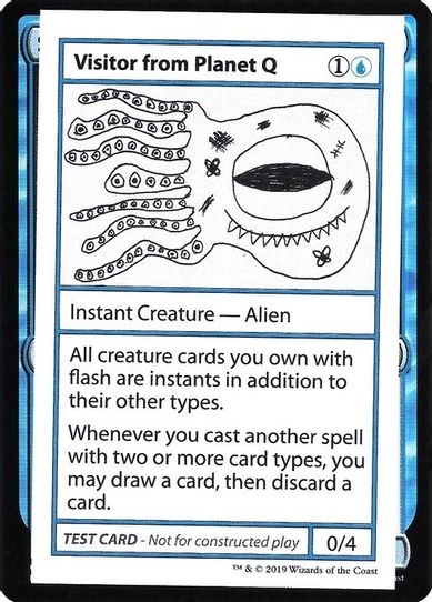 Visitor from Planet Q (No PW Symbol) [Mystery Booster: Convention Edition Exclusives]