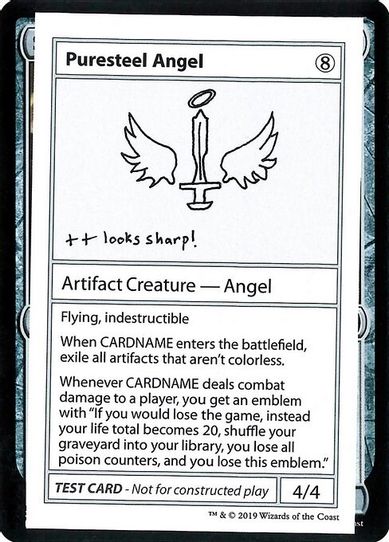 Puresteel Angel (No PW Symbol) [Mystery Booster: Convention Edition Exclusives]