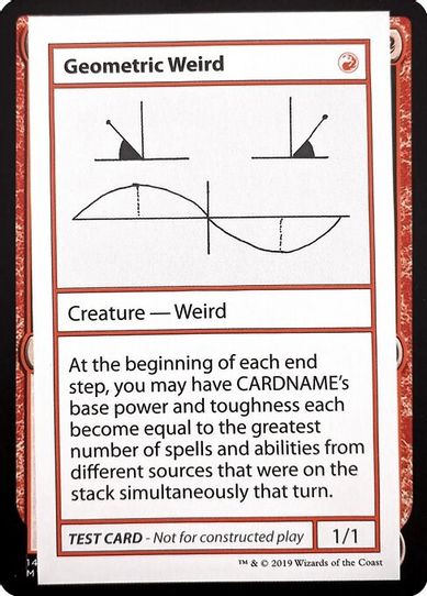 Geometric Weird (No PW Symbol) [Mystery Booster: Convention Edition Exclusives]