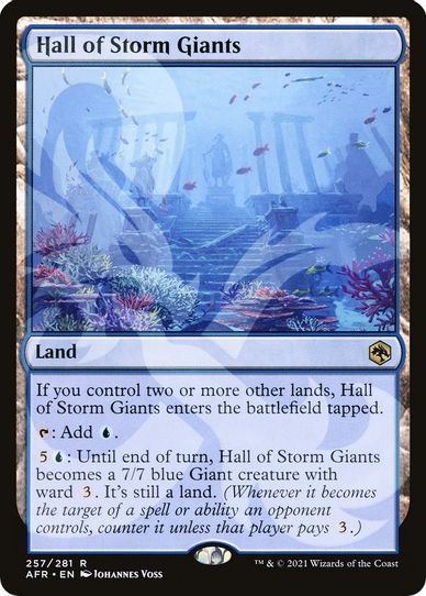 Hall of Storm Giants (257) [AFR Ampersand Promos]