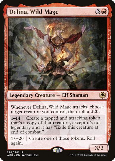 Delina, Wild Mage (138) [AFR Ampersand Promos]