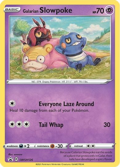 Galarian Slowpoke SWSH126 (SWSH126) [SWSH: Sword & Shield Promo Cards]