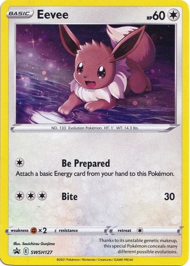 Eevee SWSH127 (SWSH127) [SWSH: Sword & Shield Promo Cards]