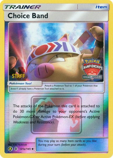 Choice Band (North America Championships) [Staff] (121a) [League & Championship Cards]