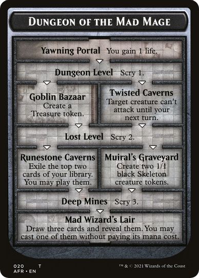 Dungeon of the Mad Mage // Tomb of Annihilation Double-sided Token [Adventures in the Forgotten Realms]