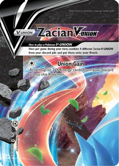 Zacian V UNION SWSH163 (SWSH163) [SWSH: Sword & Shield Promo Cards]