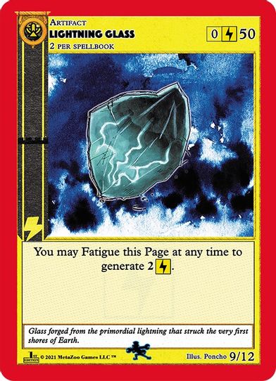 Lightning Glass (9) [Cryptid Nation: First Edition Tribal Theme Decks]