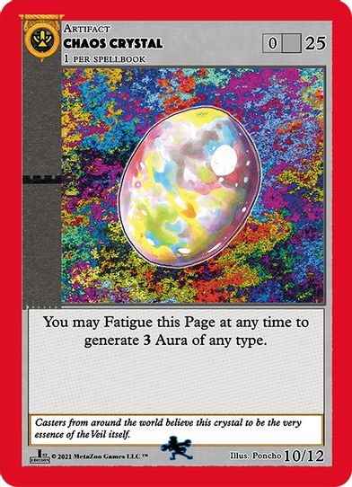 Chaos Crystal (Dingbelle Ring Leader) (10) [Cryptid Nation: First Edition Tribal Theme Decks]