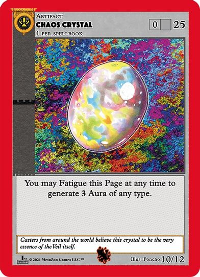 Chaos Crystal (Hopkinsville Goblin King) (10) [Cryptid Nation: First Edition Tribal Theme Decks]