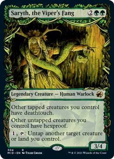 Saryth, the Viper's Fang (Showcase) (304) [Innistrad: Midnight Hunt]