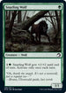 Snarling Wolf (199) [Innistrad: Midnight Hunt]
