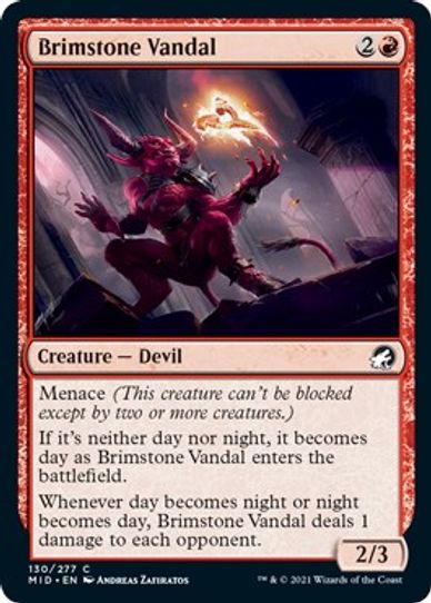 Brimstone Vandal (130) [Innistrad: Midnight Hunt]