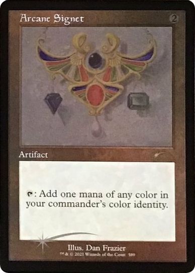 Arcane Signet (Foil Etched) (589) [Secret Lair Drop Series]