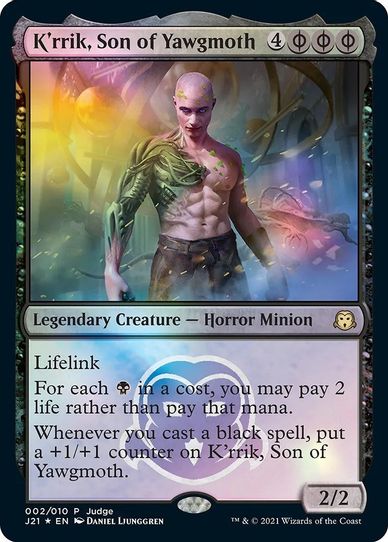 K'rrik, Son of Yawgmoth (2) [Judge Promos]