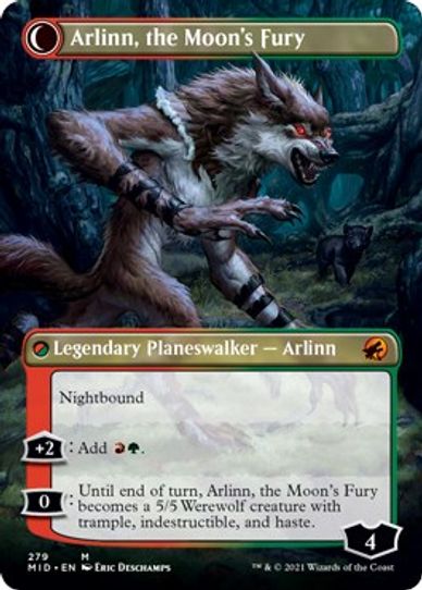 Arlinn, the Pack's Hope (Borderless) (279) [Innistrad: Midnight Hunt]