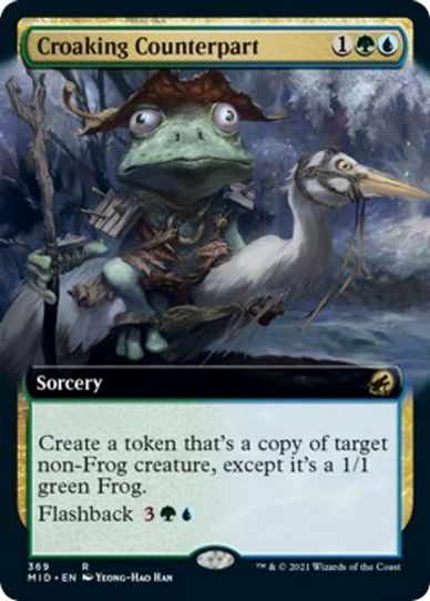 Croaking Counterpart (Extended Art) (369) [Innistrad: Midnight Hunt]