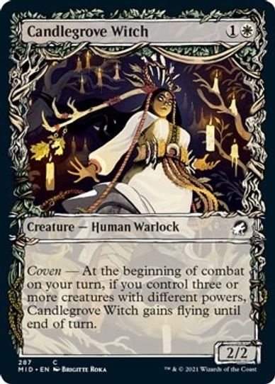 Candlegrove Witch (Showcase) (287) [Innistrad: Midnight Hunt]